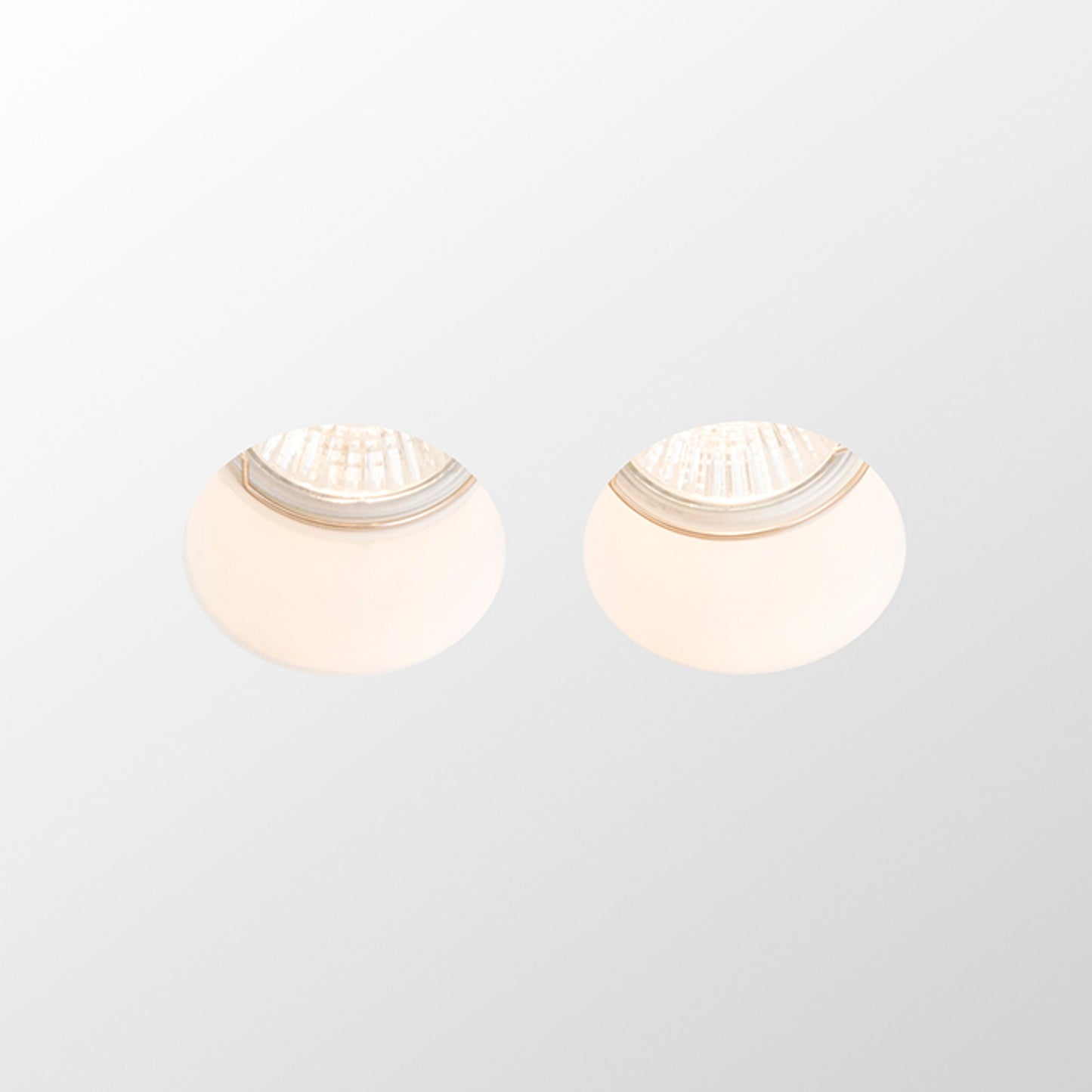 RENDL recessed light QUO R II recessed  plaster 230V LED GU10 2x8W R12900 2