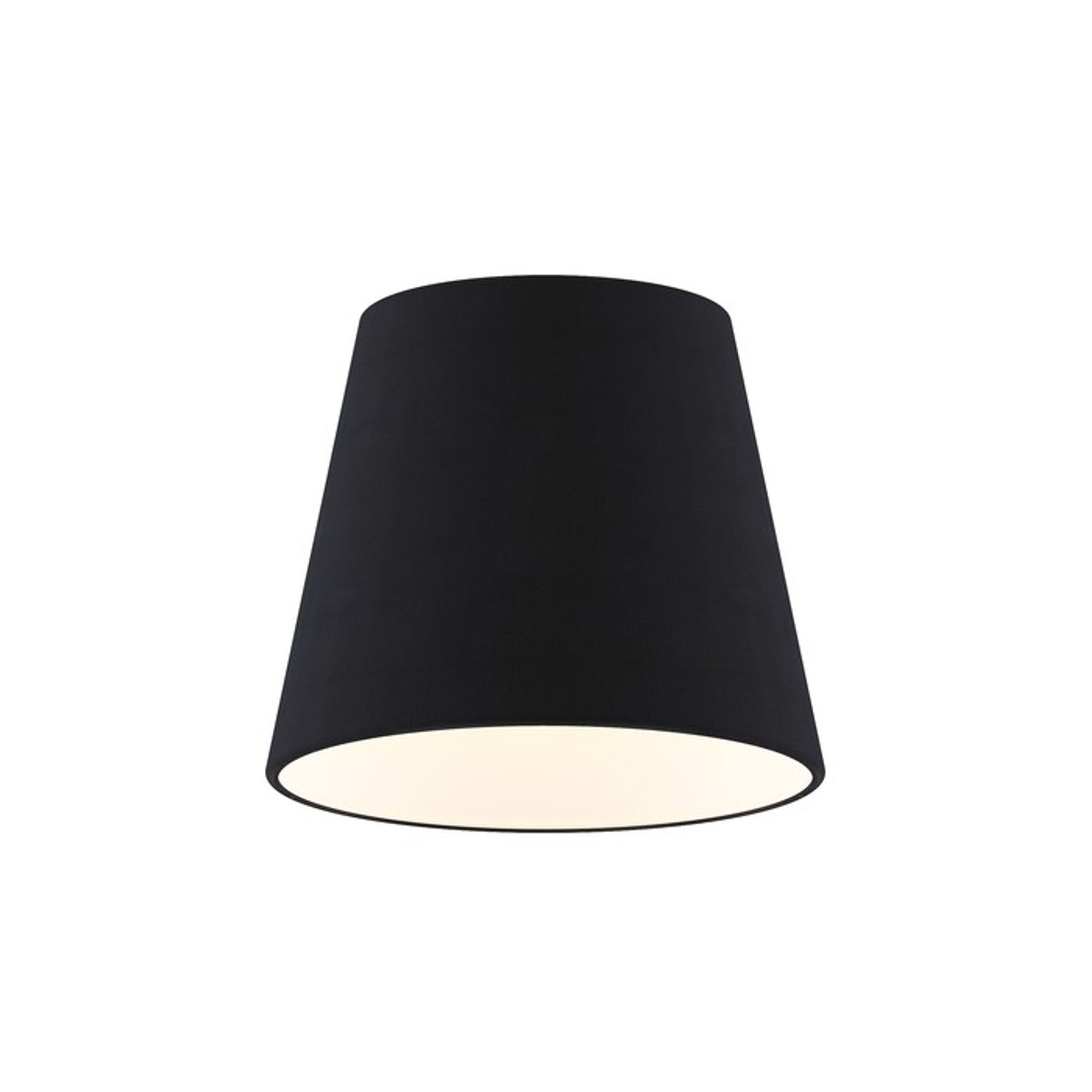 RENDL shades, shade bases, pendent sets NIZZA 18/15 shade Polycotton black/white PVC max. 28W R13114 1