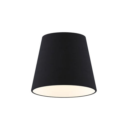 RENDL shades, shade bases, pendent sets NIZZA 18/15 shade Polycotton black/white PVC max. 28W R13114 1