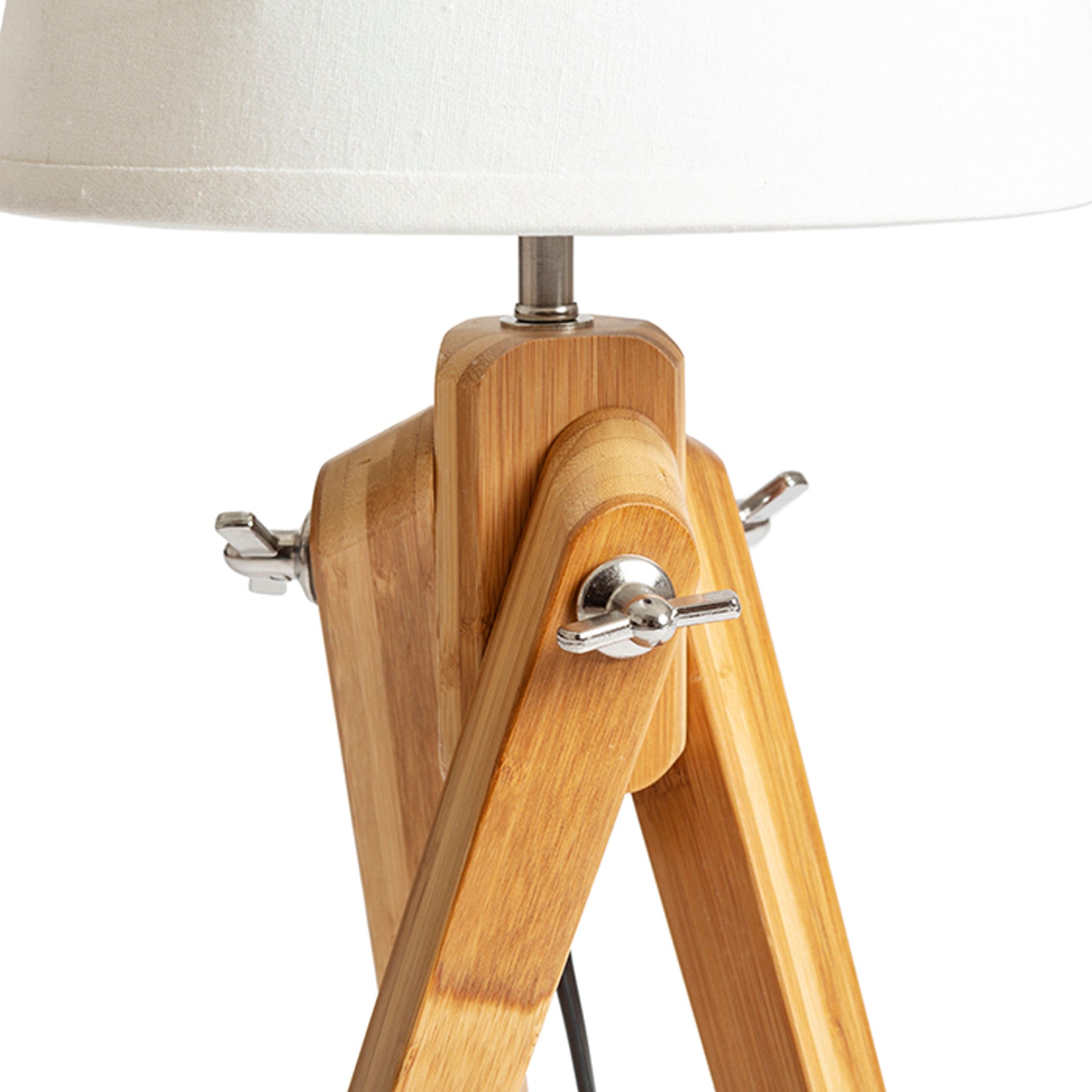 RENDL shades, shade bases, pendent sets AMBITUS table base  bamboo 230V LED E27 15W R13303 2