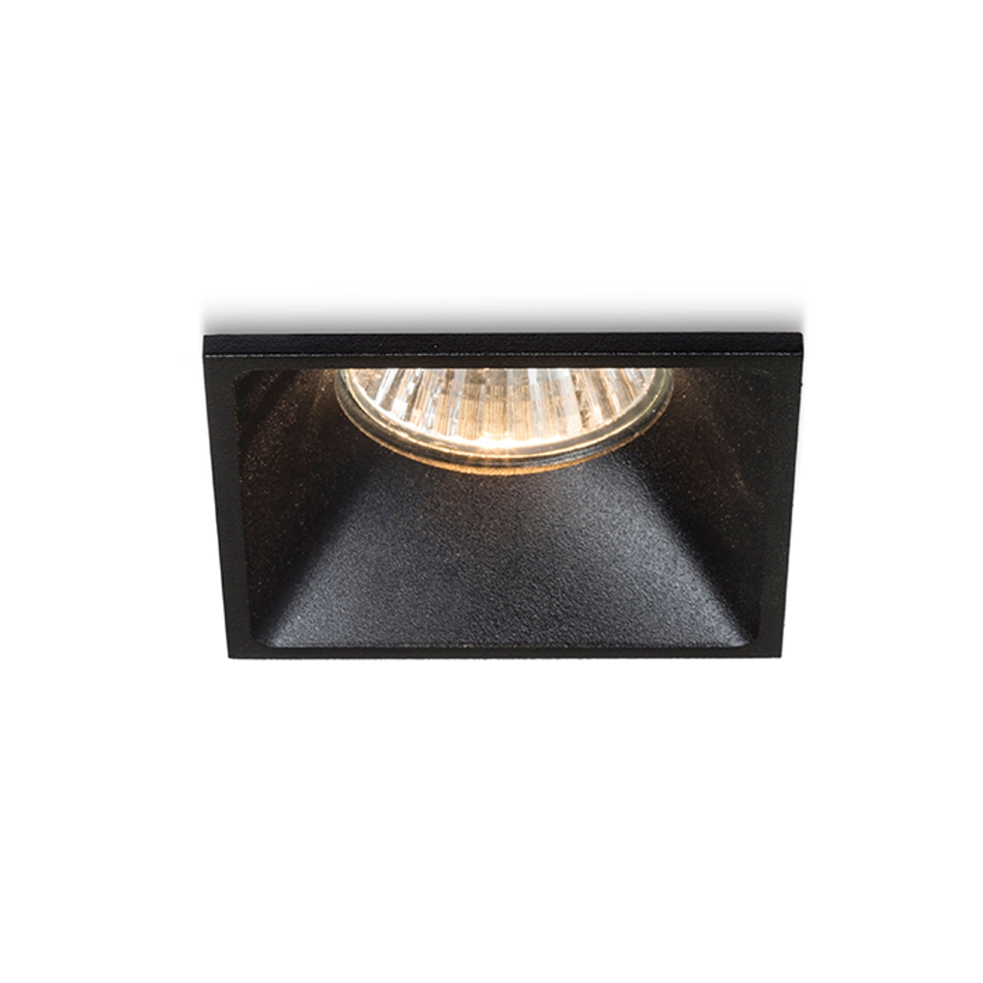 RENDL recessed light ZURI SQ recessed black 230V GU10 35W R13391 3