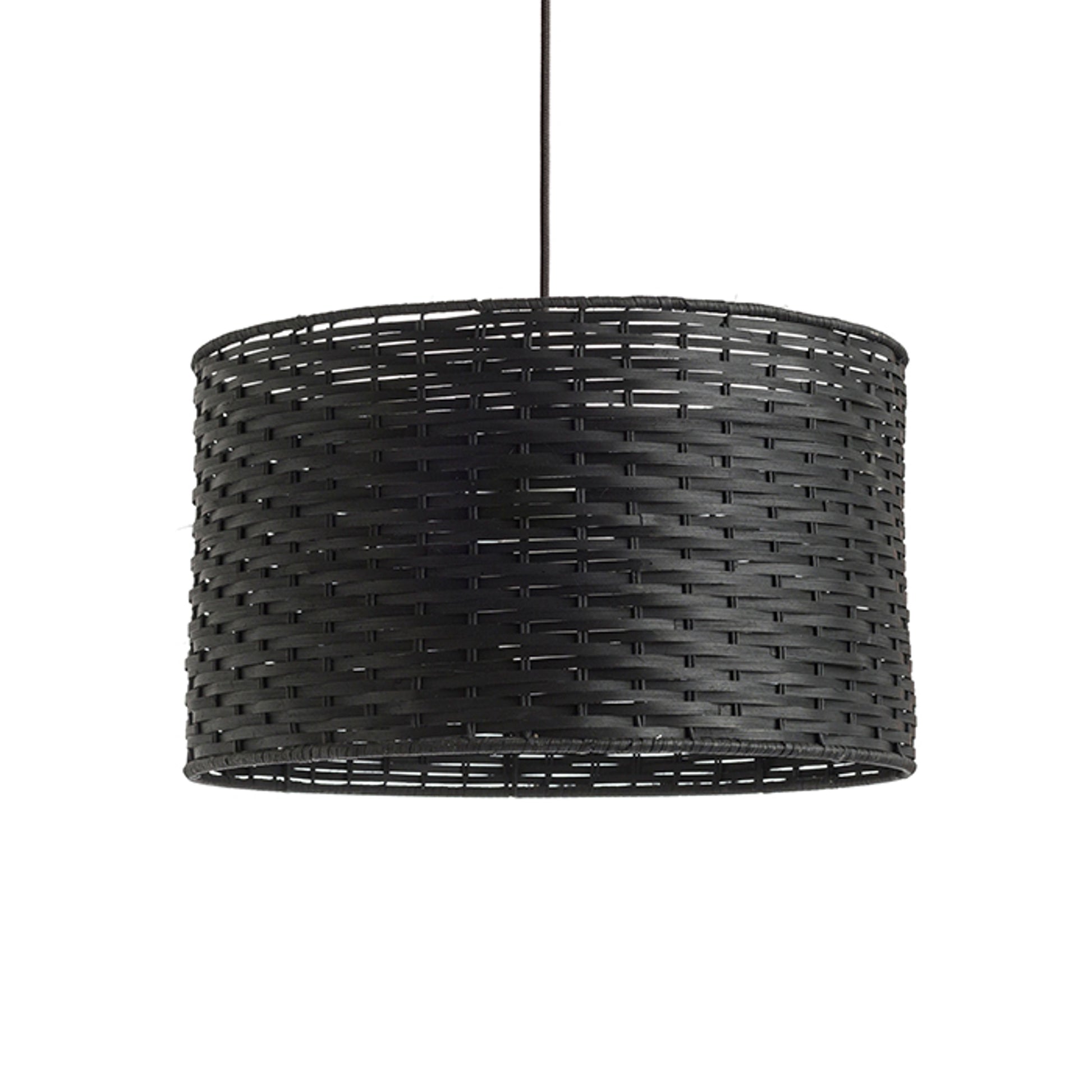 RENDL pendant lamp FIATLUX 41/24 pendant black bamboo 230V LED E27 15W R13398 2