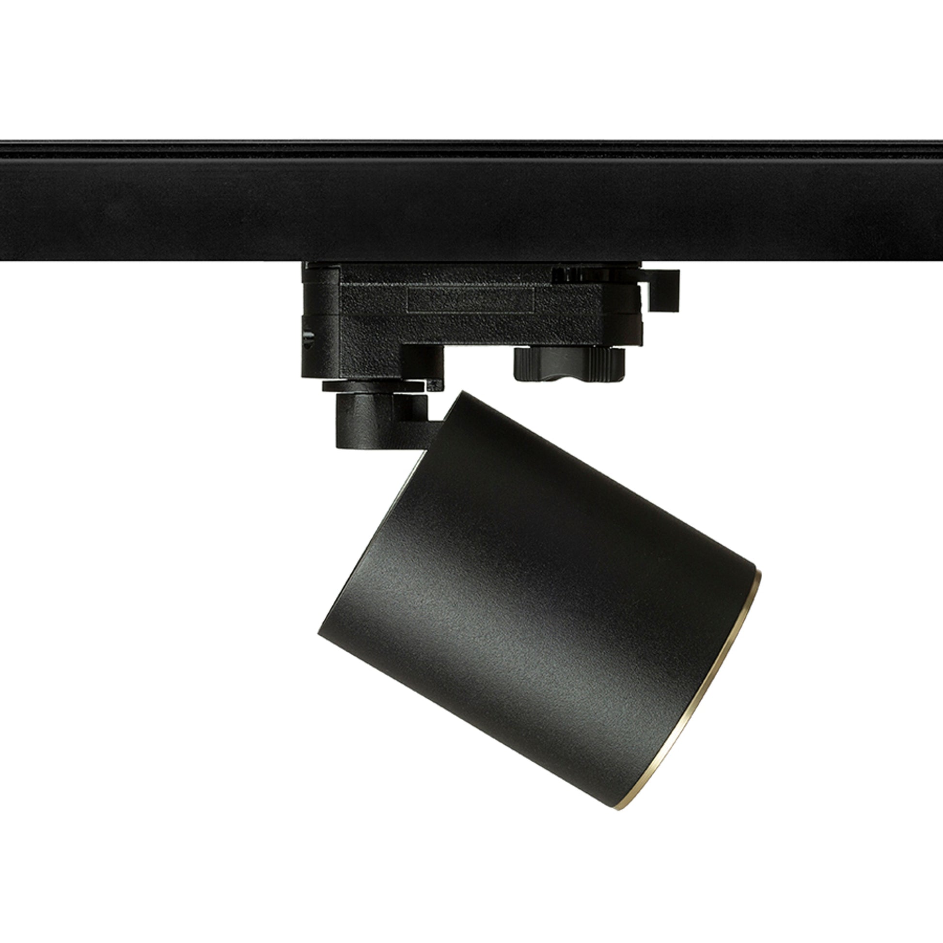 RENDL 3-circuit track system DARIO for 3-circuit tracks black brushed brass 230V LED GU10 9W R13874 4