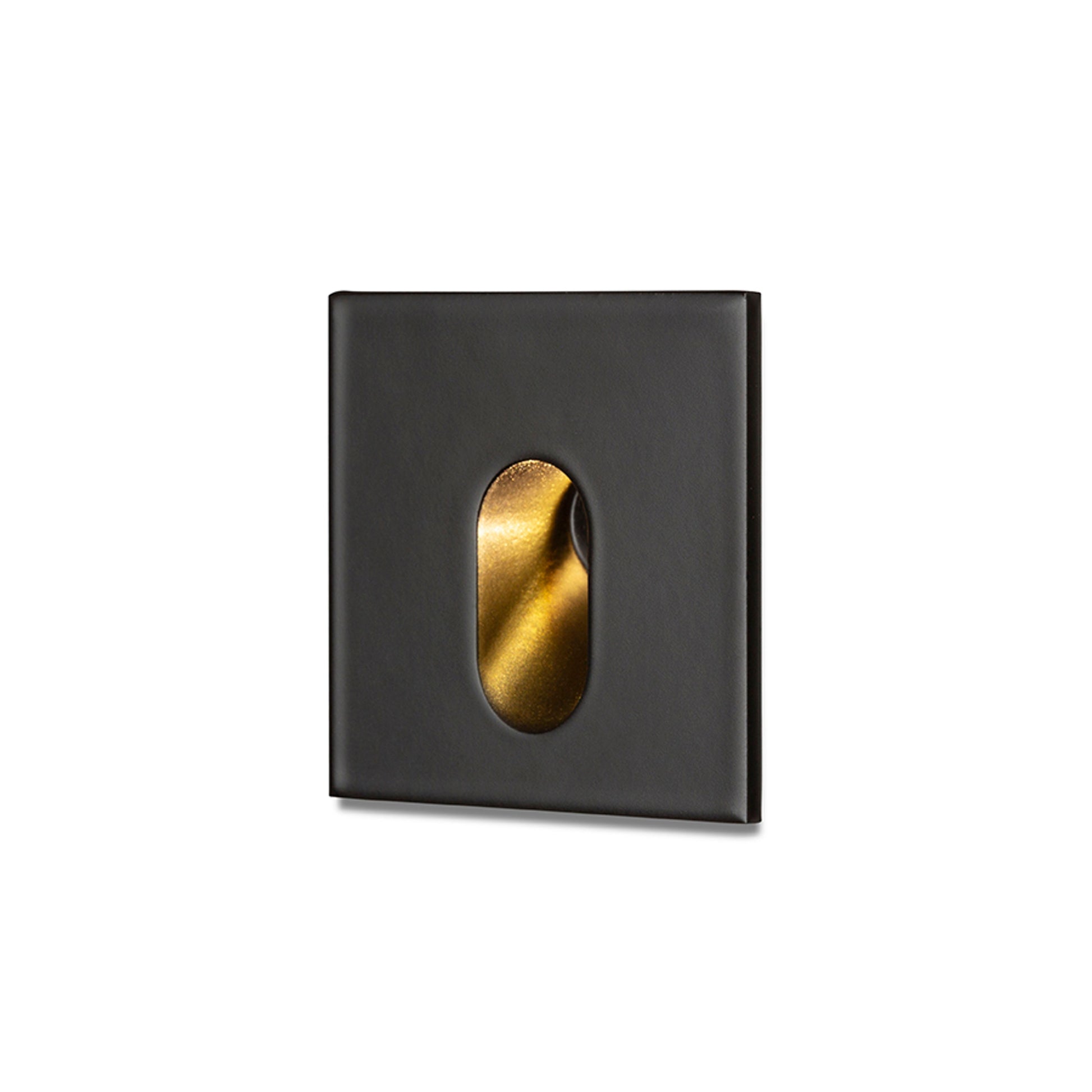 RENDL recessed light MEMPHIS SQ wall recessed black 230V LED 3W 60° 3000K R13955 1