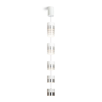 RENDL pendant lamp JUNIPER height adjustable pendant white chrome 230V LED 15W 30°  3000K R14218 4