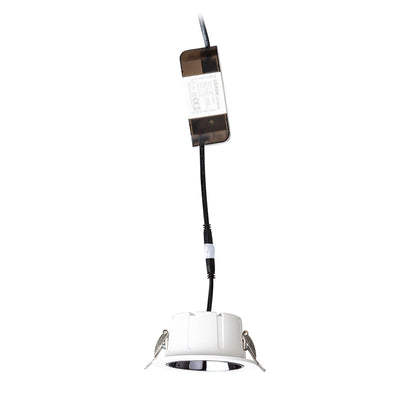 RENDL recessed light ANSEL recessed white black chrome 230V LED 12W 60°  3000K R14238 4