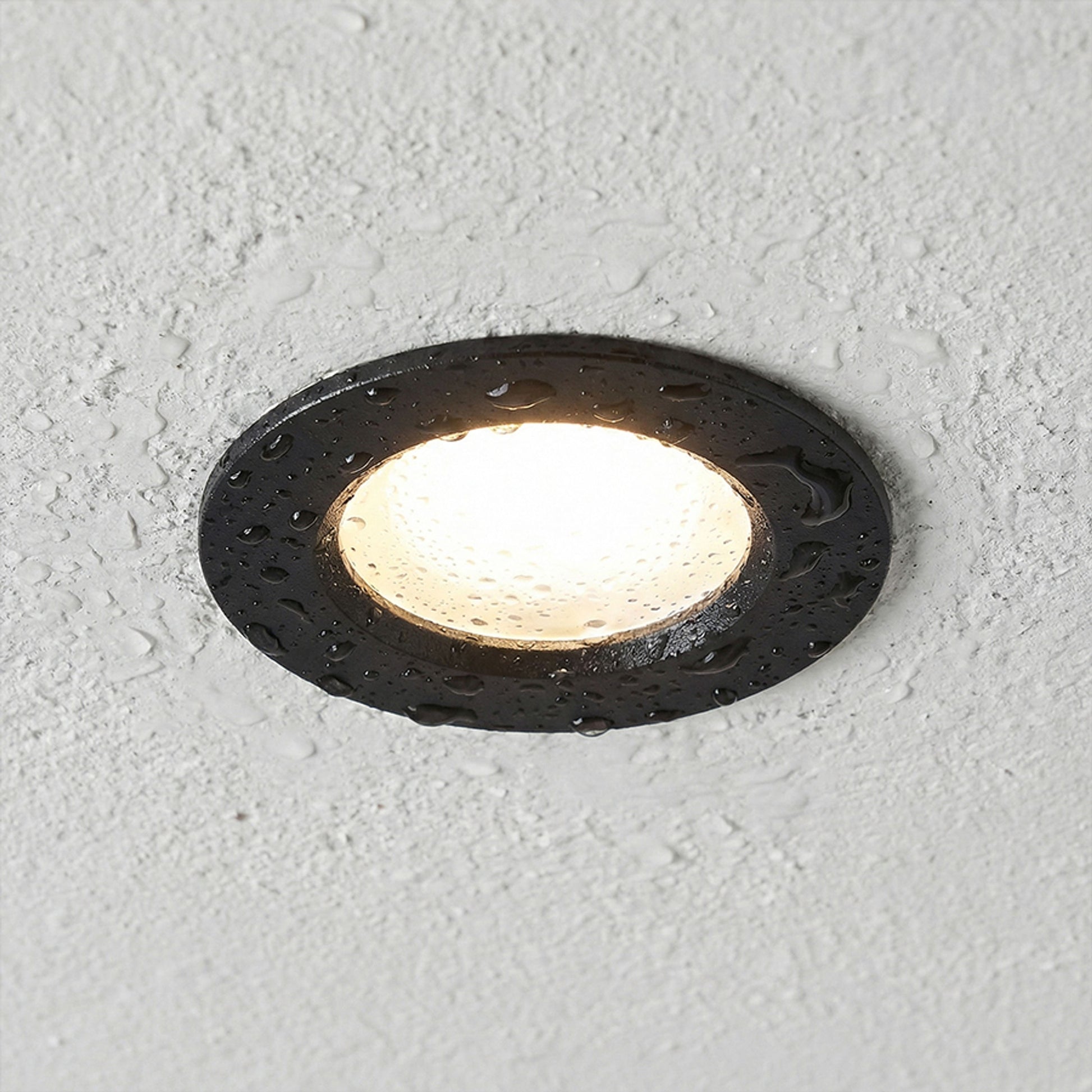 RENDL recessed light NONO DIMM recessed black 230V LED 7W IP65 3000K R14346 2