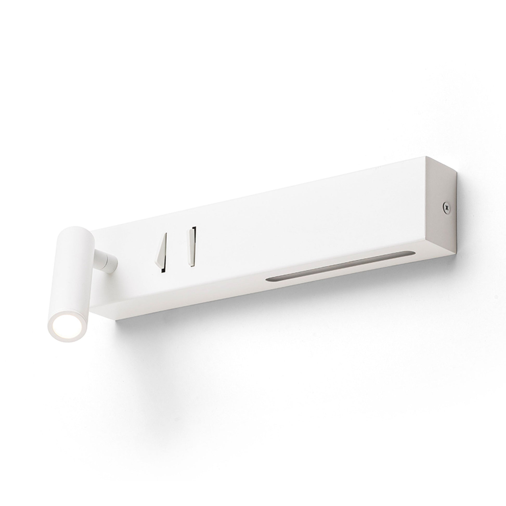 RENDL spotlight ODEON wall with backlighting white  230V LED 8+3W 30°  3000K R14523 13