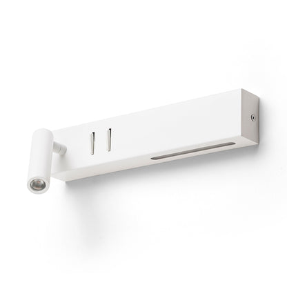 RENDL spotlight ODEON wall with backlighting white  230V LED 8+3W 30°  3000K R14523 15